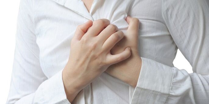 πόνος στο στήθος με θωρακική οστεοχόνδρωση